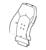 20810966 - Body: Seat Back Pad for Cadillac: CTS Image