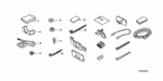 9407006080 - Accessory Components: NUT-WASHER (6MM) for Acura Image