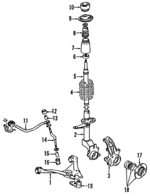 893407147C - Suspension: Lower Control Arm for Audi: 4000, 4000 Quattro, 80, 80 Quattro, 90, 90 Quattro, Coupe, Quattro Image