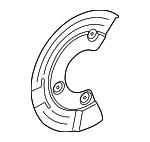 XR82135 - Brakes: Splash Shield for Jaguar Image