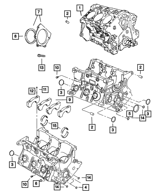 4556222AB - 3.3L Gas; Engine: Cylinder Block Oil Hole Plug for Mopar Image image