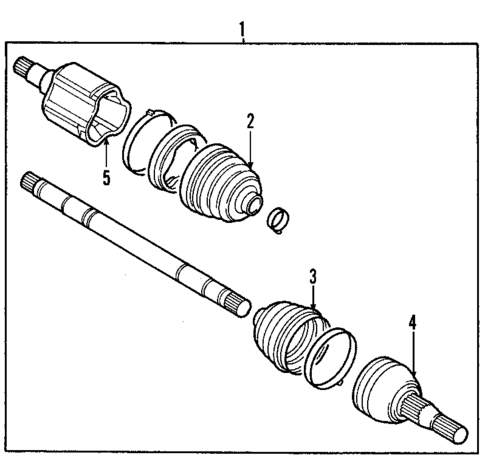Axle Shafts & Joints for 2006 Saturn Relay #0