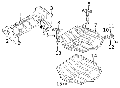 Splash Shields for 2003 Volkswagen Jetta #0