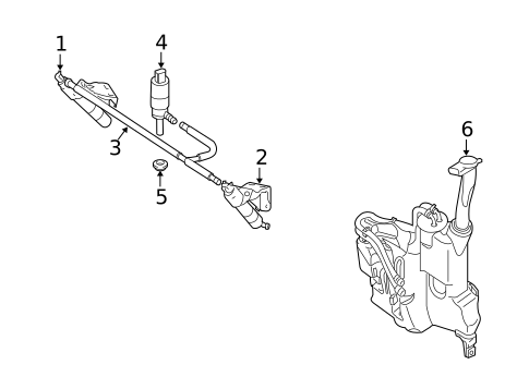 Headlamp Washers/Wipers for 2011 Mercedes-Benz ML 450 #0