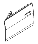 41009625095 - Body: Door Shell for BMW Image