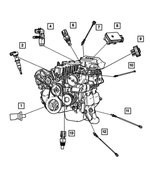 56028807AA - Electrical: Oil Pressure Sending Unit for Mopar Image