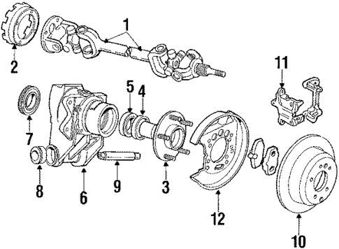 Rear Brakes for 1991 Jaguar XJ6 #0