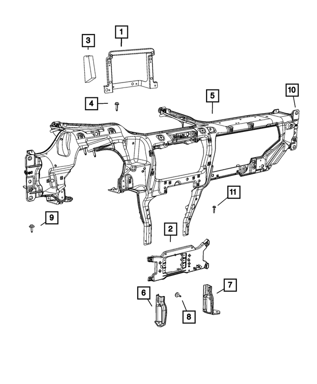 6505443AA - Interior Trim: Hex Head Screw for Mopar Image