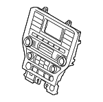 FR3Z18842AC - Body: Radio Bezel for Ford Image