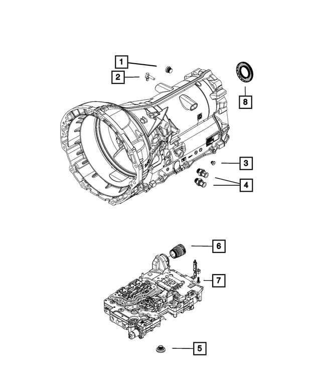 « 52854800AA – Transmission : Arbre Secondaire Joint pour Mopar Image »