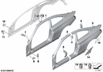 41008060239 - Bodywork: Side Frame, Exterior, Left for BMW Image