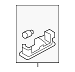 XDC000071 - Body: Interior Lamp for Land Rover: LR2, LR3, LR4, Range Rover, Range Rover Sport Image