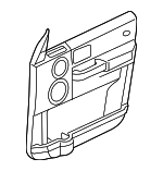 VBA500070 - Body: Door Trim Panel for Land Rover: LR3 Image