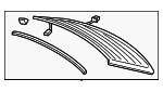 4M0845501HNVB - Body: Lift Gate Glass for Audi Image