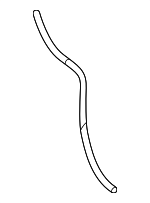 2146392100 - Body: Drain Hose for Mercedes-Benz Image