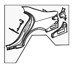 2146309802 - Body: Quarter Panel for Mercedes-Benz Image