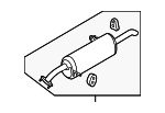 287101R220 - Exhaust: Rear Muffler for Hyundai: Accent Image