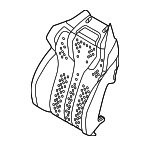 52108092787 - Body: Seat Back Pad for BMW Image