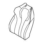 52108095935 - Body: Seat Back Cover for BMW Image