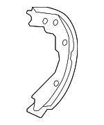 43153TZ5A01 - Brakes: Park Brake Shoes for Honda Image