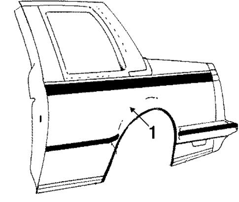 Quarter Panel & Components for 1987 Buick Century #1