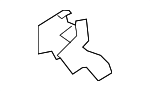 64115FL030VH - Body: Track End Cap for Subaru Image