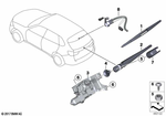 61627294431 - : Wiper Arm for BMW Image