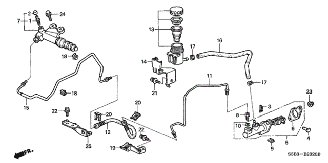Clutch Master Cylinder for 2005 Honda Civic #0