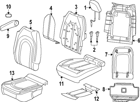 Second Row Seats for 2022 Chrysler Pacifica #2
