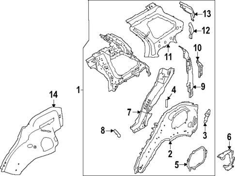 Inner Components for 2023 Land Rover Range Rover Sport #0
