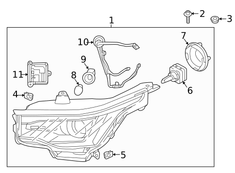 Combination Lamps for 2024 GMC Sierra 1500 #0
