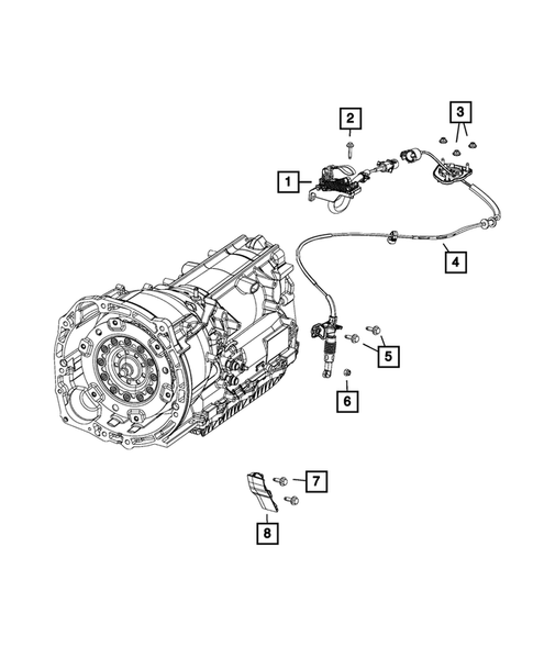 Gearshift Controls and Related Parts for 2023 Jeep Wrangler #1