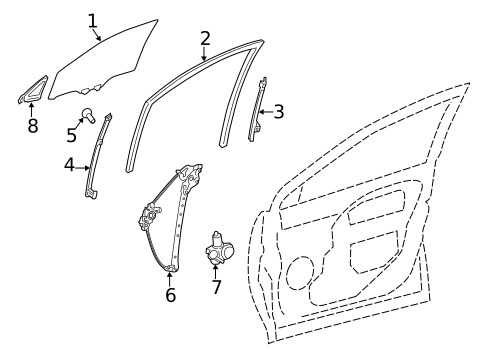 Front Door for 2024 Toyota Venza #0
