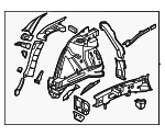 64500NI000 - Body: Apron Assembly for Hyundai Image