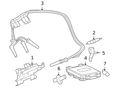 Secondary Ignition for 2007 Chevrolet Uplander #0