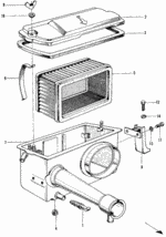 17240568611 - : Housing, Air Cleaner for Honda Image