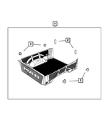 68280323AB - Mopar Accessories - Component Parts: Lamp Opening Cover for Ram: 1500, 1500 Classic, 2500, 3500 Image