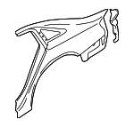 8W5809838A - Body: Quarter Panel for Audi Image