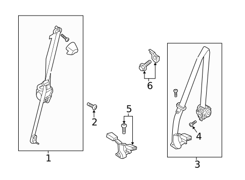 Seat Belt for 2021 Ford Ranger #3