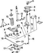 1403210804 - Suspension: Coil Spring for Mercedes-Benz Image