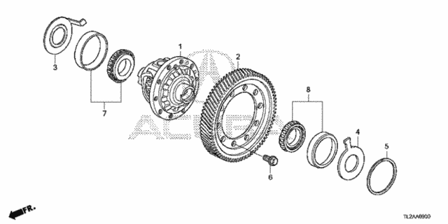 AT Differential (L4) for 2013 Acura TSX #0