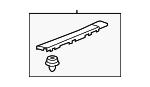 84251TJBA01ZA - Body: Front Sill Plate for Acura Image