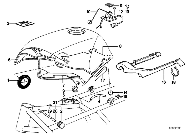 62161459608 - : Gasket Ring for BMW-Motorrad Image