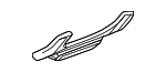 60008952 - Body: Instrument Panel Knee Bolster for GM Image
