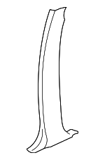 15850689 - Body: Center Pillar Trim for Cadillac: Escalade, Escalade ESV, Escalade EXT | Chevrolet: Avalanche 1500, Avalanche 2500, Silverado 1500, Silverado 1500 Classic, Silverado 1500 HD, Silverado 1500 HD Classic, Silverado 2500, Silverado 2500 HD, Silverado 2500 HD Classic, Silverado 3500, Silverado 3500 Classic, Silverado 3500 HD, Suburban 1500, Suburban 2500, Tahoe | GMC: Sierra 1500, Sierra 1500 Classic, Sierra 1500 HD, Sierra 1500 HD Classic, Sierra 2500, Sierra 2500 HD, Sierra 2500 HD Classic, Sierra 3500, Sierra 3500 Classic, Sierra 3500 HD, Yukon, Yukon XL 1500, Yukon XL 2500 Image