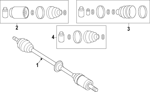 Axle Shafts & Joints for 2011 Hyundai Accent #0
