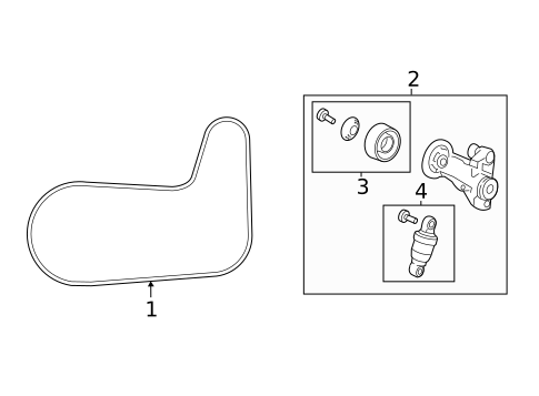 Belts & Pulleys for 2015 Honda Accord #0