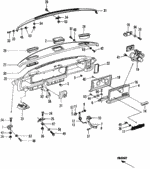 66431568670 - : Striker Assembly, Glove Box Lid for Honda Image