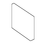 5N0837923A - Body: Door Check Seal for Volkswagen Image