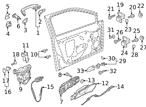 Front Door for 2020 Volkswagen Golf #1